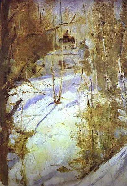 Valentin Serov Winter in Abramtsevo France oil painting art